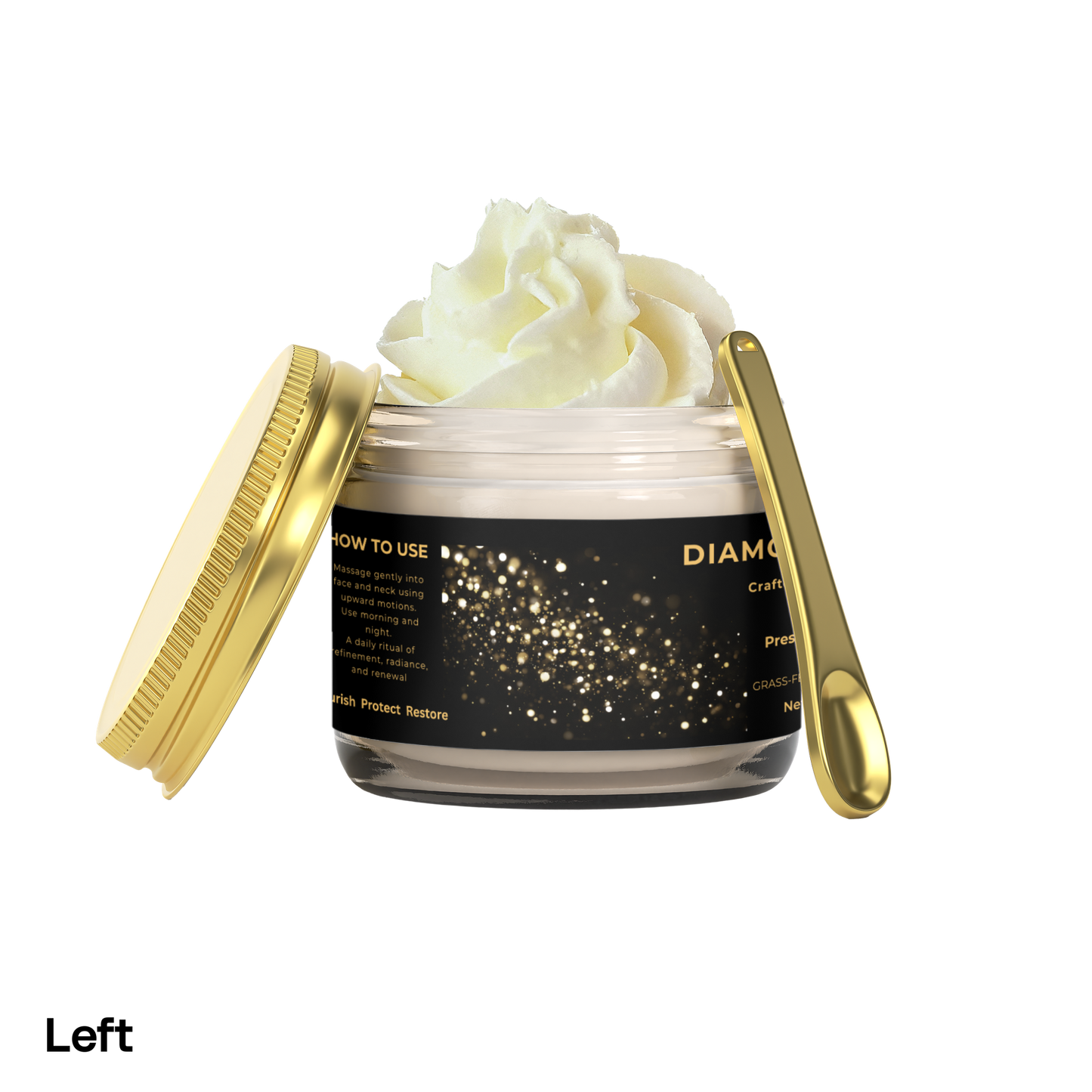 Whipped Grass-Fed Tallow Balm with Vanilla Bean