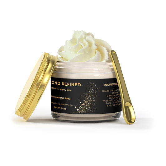 Whipped Grass-Fed Tallow Balm with Vanilla Bean